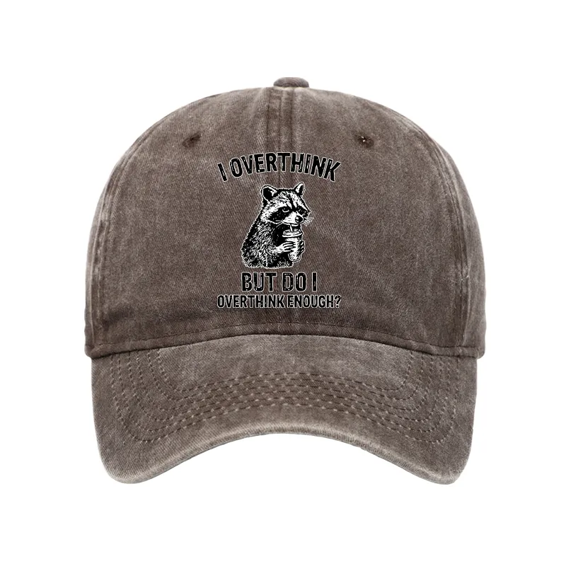 Tokyo-Tiger Constant Overthinking Washed Cap