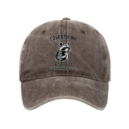 Tokyo-Tiger Constant Overthinking Washed Cap