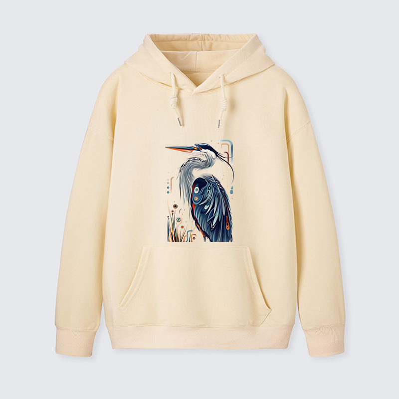 Tokyo-Tiger Stylish Blue Heron Classic Hoodie