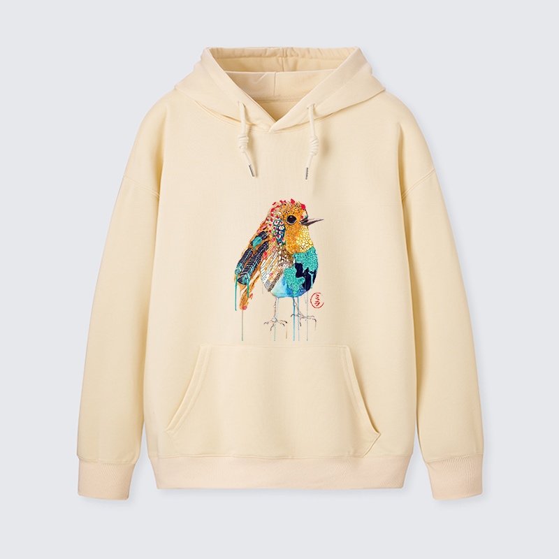 Tokyo-Tiger Sparkly Wild Bird Classic Hoodie