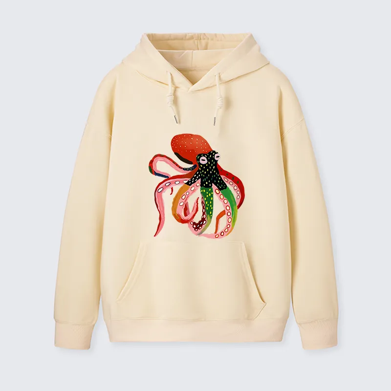 Tokyo-Tiger Colorful Octopus Art Classic Hoodie