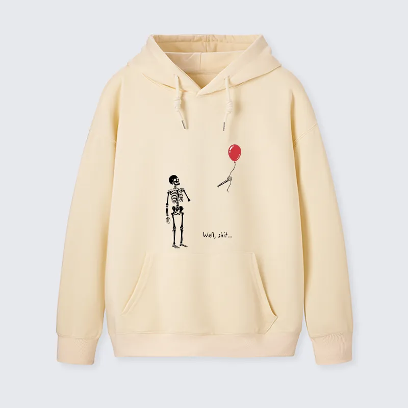 Tokyo-Tiger Skeleton Balloon Meme Classic Hoodie
