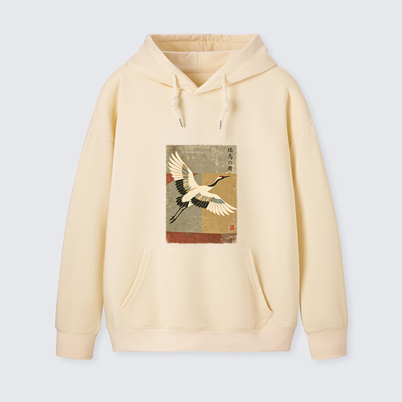 Tokyo-Tiger Crane Spirit Classic Hoodie
