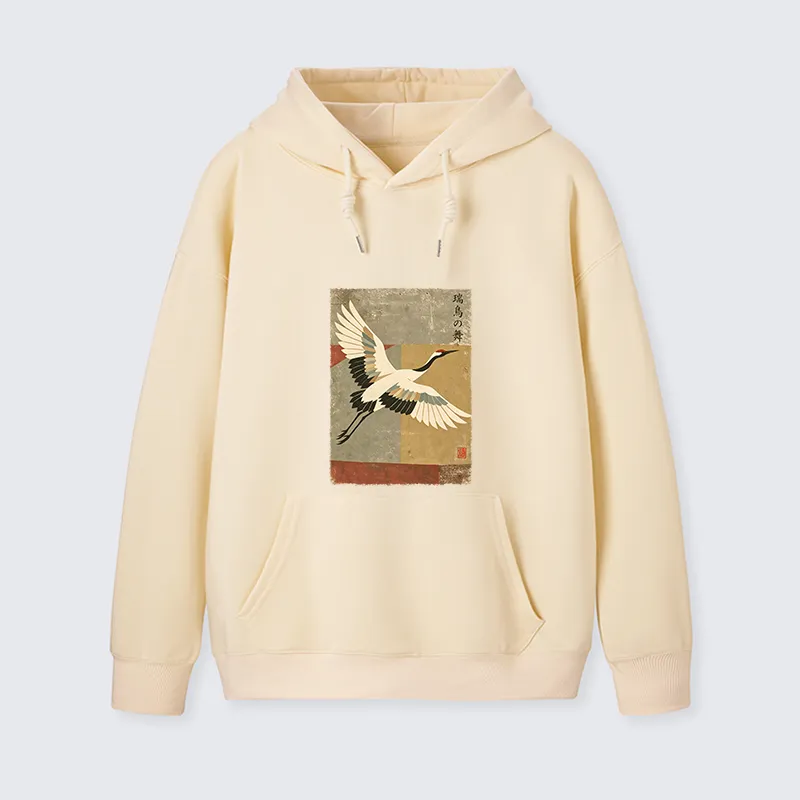 Tokyo-Tiger Crane Spirit Classic Hoodie