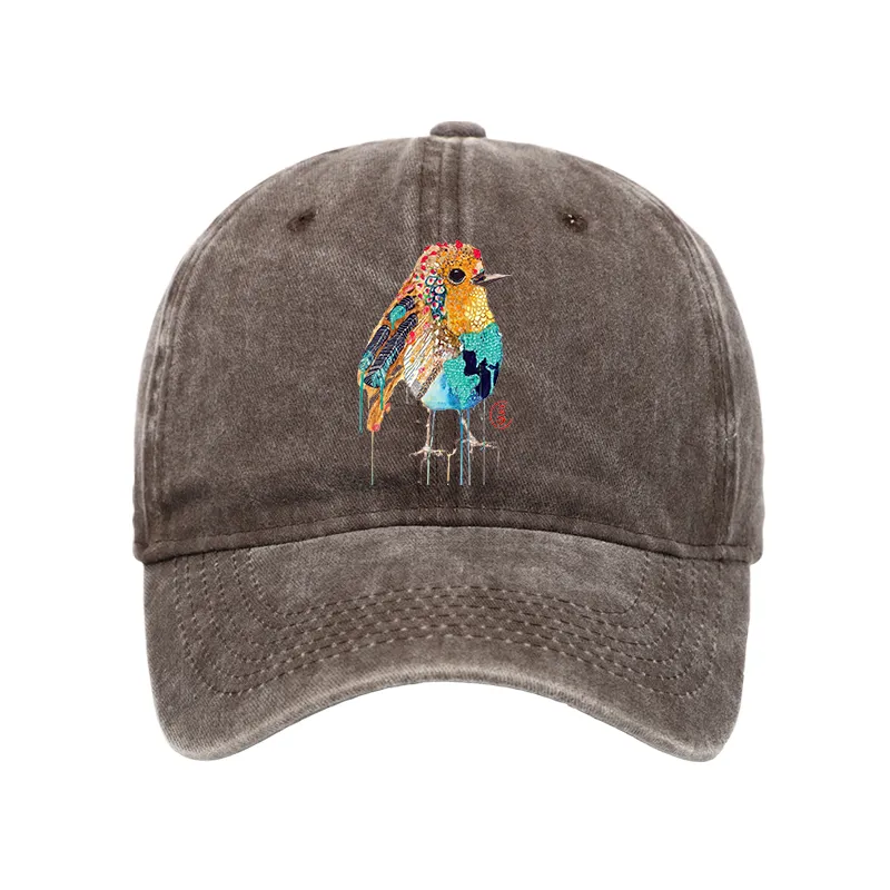 Tokyo-Tiger Sparkly Wild Bird Washed Cap