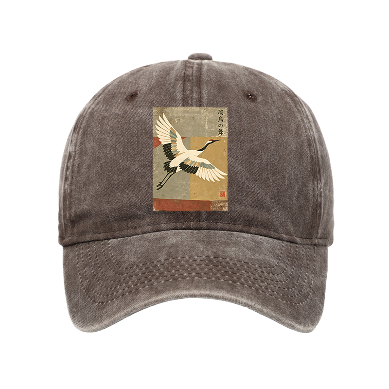 Tokyo-Tiger Crane Spirit Washed Cap