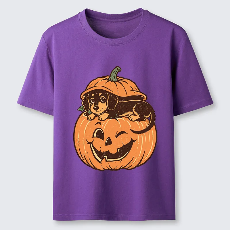 Tokyo-Tiger Retro Pumpkin Dog Classic T-Shirt