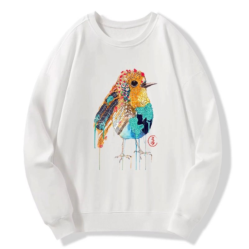 Tokyo-Tiger Sparkly Wild Bird Classic Sweatshirt