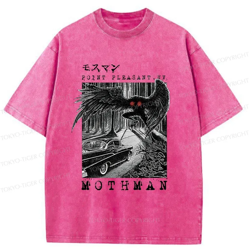 Tokyo-Tiger Terrifying Mothman Washed T-Shirt