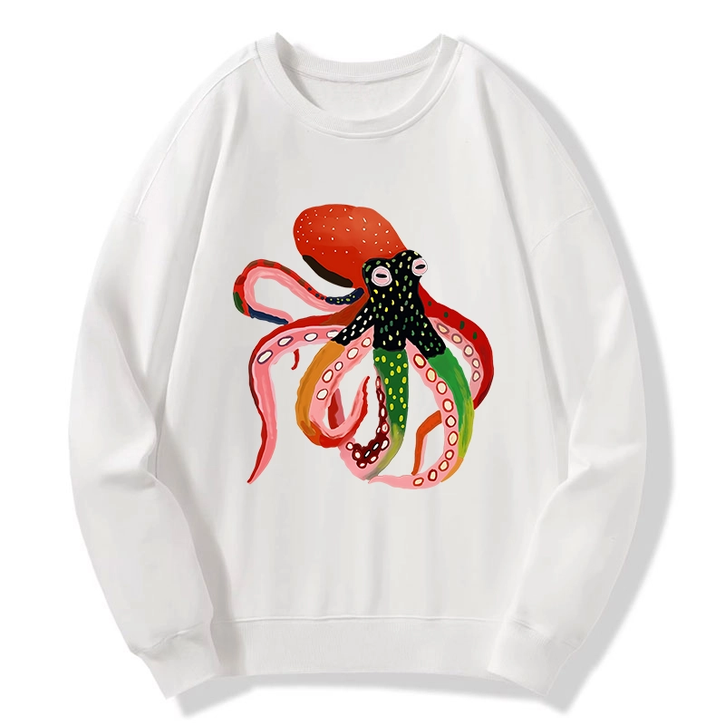 Tokyo-Tiger Colorful Octopus Art Classic Sweatshirt