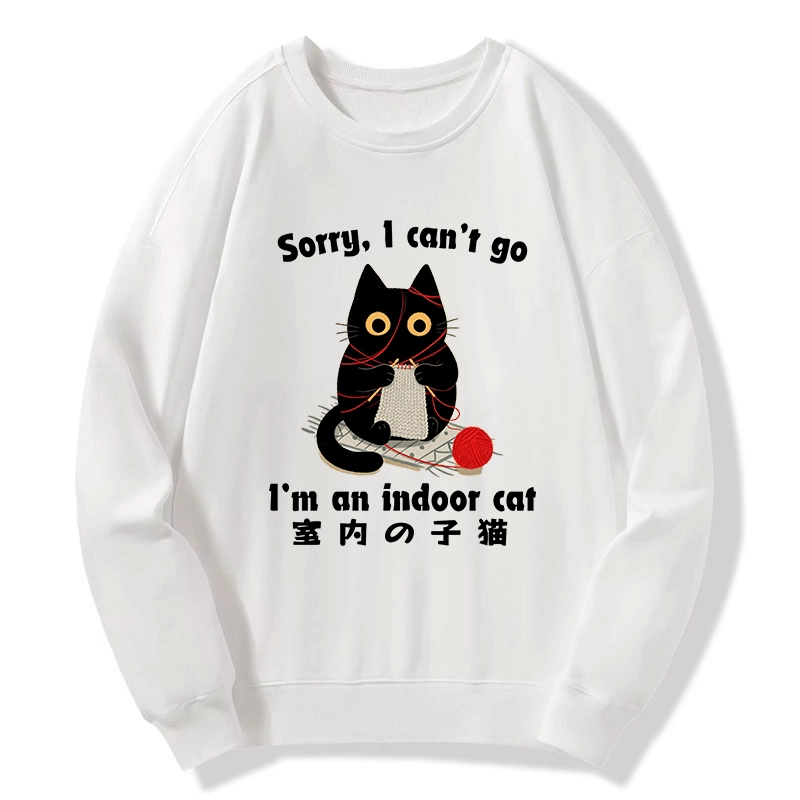 Tokyo-Tiger Indoor Cat Meme Classic Sweatshirt