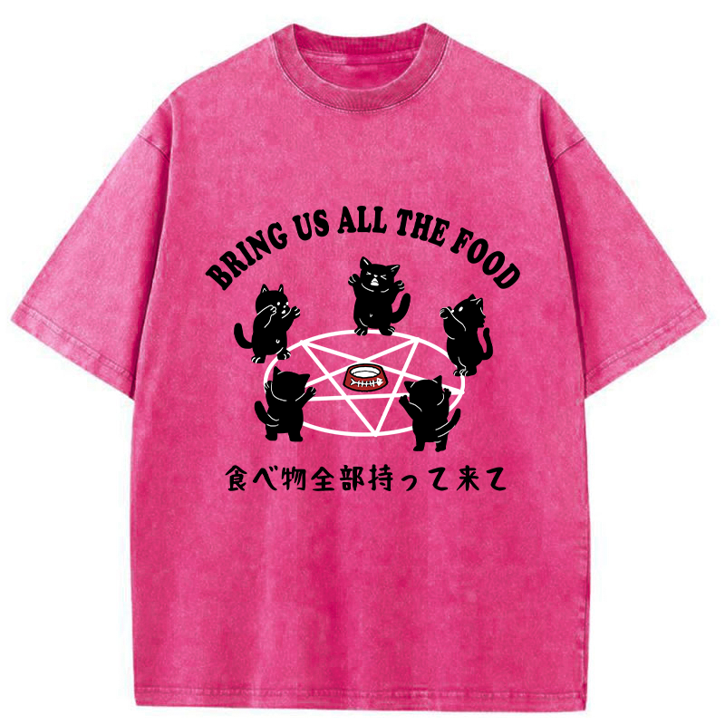 Tokyo-Tiger Bring All The Food Washed T-Shirt