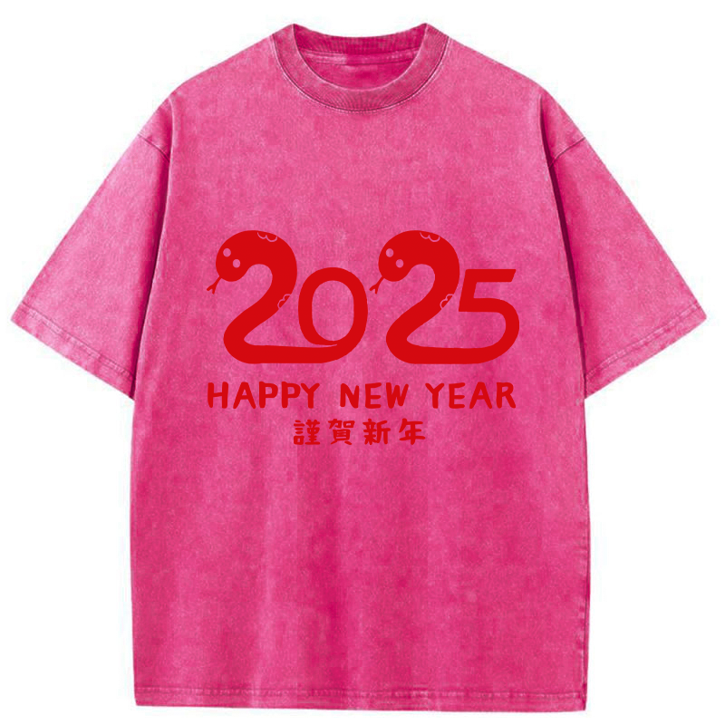 Tokyo-Tiger 2025 Year Of The Snake Washed T-Shirt