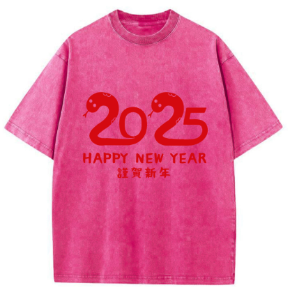 Tokyo-Tiger 2025 Year Of The Snake Washed T-Shirt