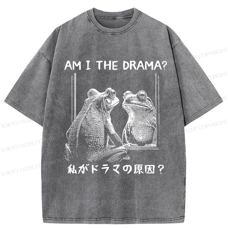 Tokyo-Tiger Am I The Drama Washed T-Shirt