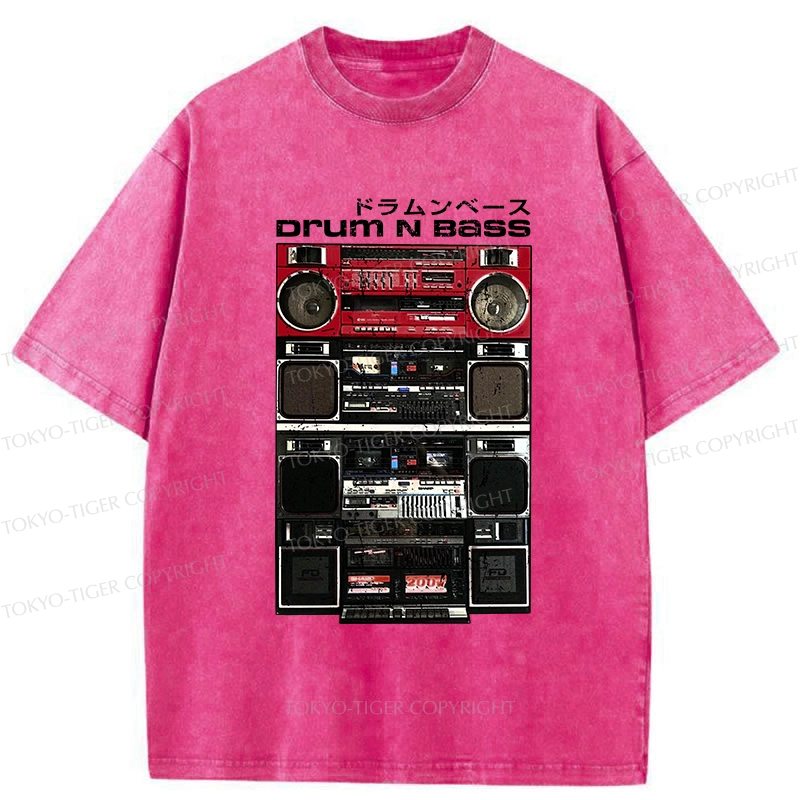 Tokyo-Tiger Drum And Bass Washed T-Shirt