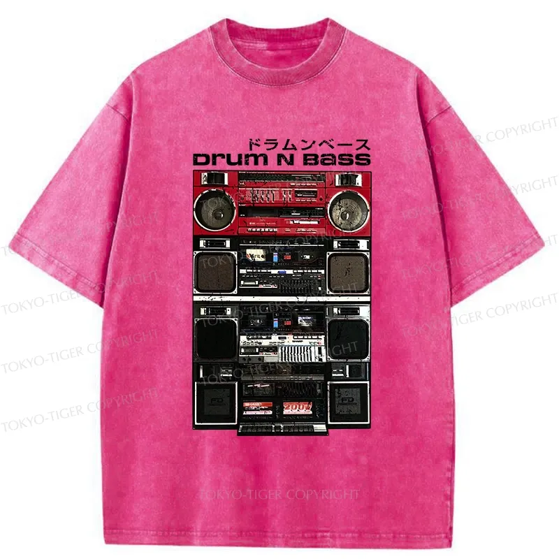 Tokyo-Tiger Drum And Bass Washed T-Shirt