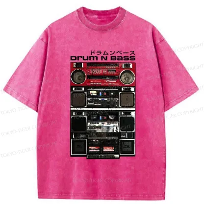 Tokyo-Tiger Drum And Bass Washed T-Shirt