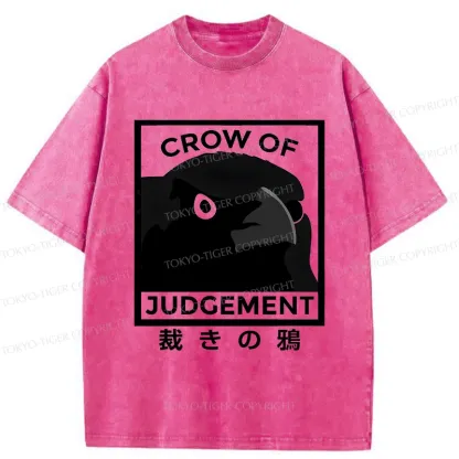 Tokyo-Tiger Raven Of Judgement Washed T-Shirt