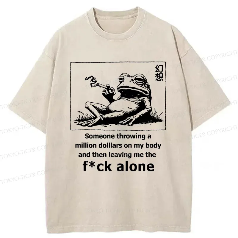 Tokyo-Tiger Frog Is Fantasizing Washed T-Shirt