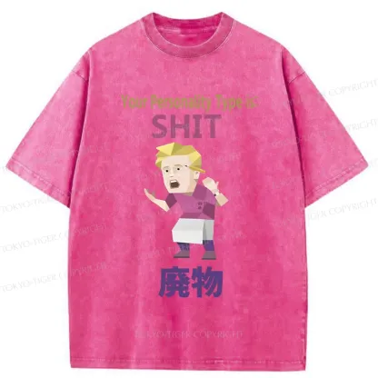 Tokyo-Tiger Your Special Mbti Washed T-Shirt