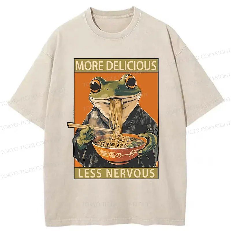 Tokyo-Tiger More Delicious Less Nervous Washed T-Shirt