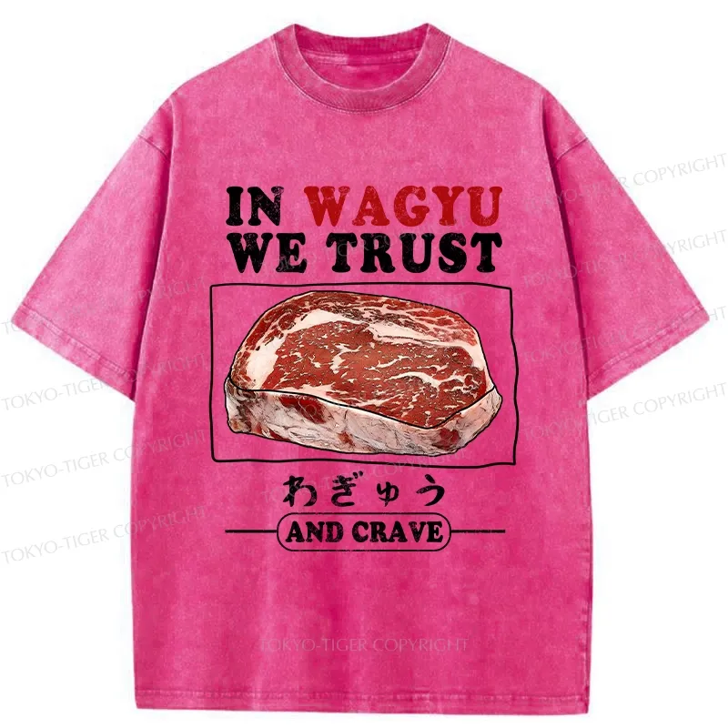 Tokyo-Tiger In Wagyu We Trust Washed T-Shirt