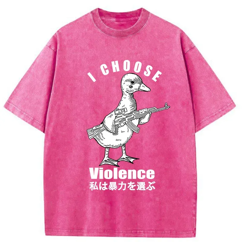 Tokyo-Tiger I Choose Violence Washed T-Shirt