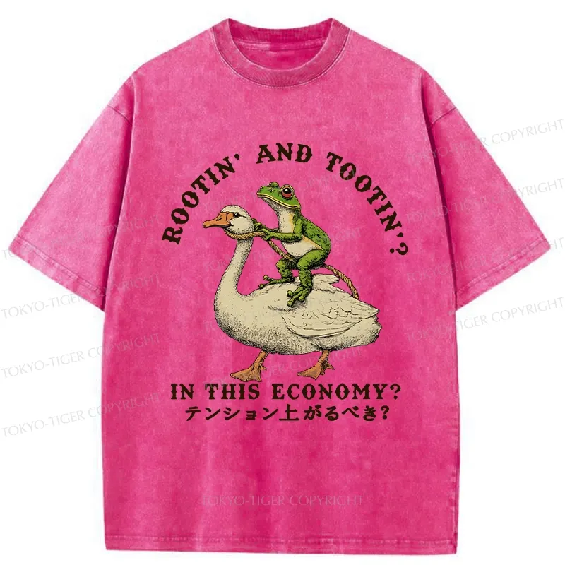 Tokyo-Tiger Should I Be Excited Washed T-Shirt