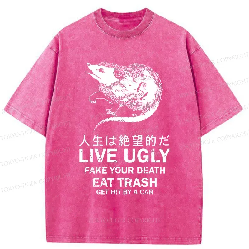 Tokyo-Tiger Life Is Hopeless Washed T-Shirt
