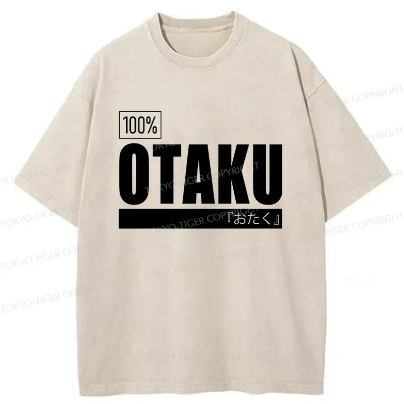 Tokyo-Tiger Deep Otaku Washed T-Shirt