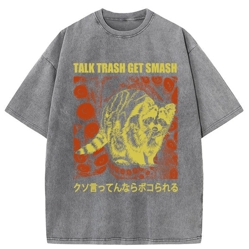 Tokyo-Tiger Poor Raccoon Washed T-Shirt