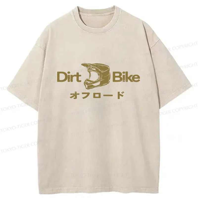 Tokyo-Tiger Dirt Bike Japan Washed T-Shirt