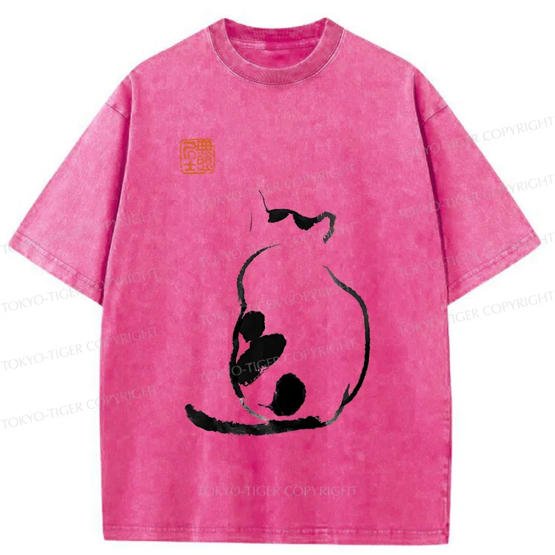 Tokyo-Tiger Cat's Back Japan Washed T-Shirt