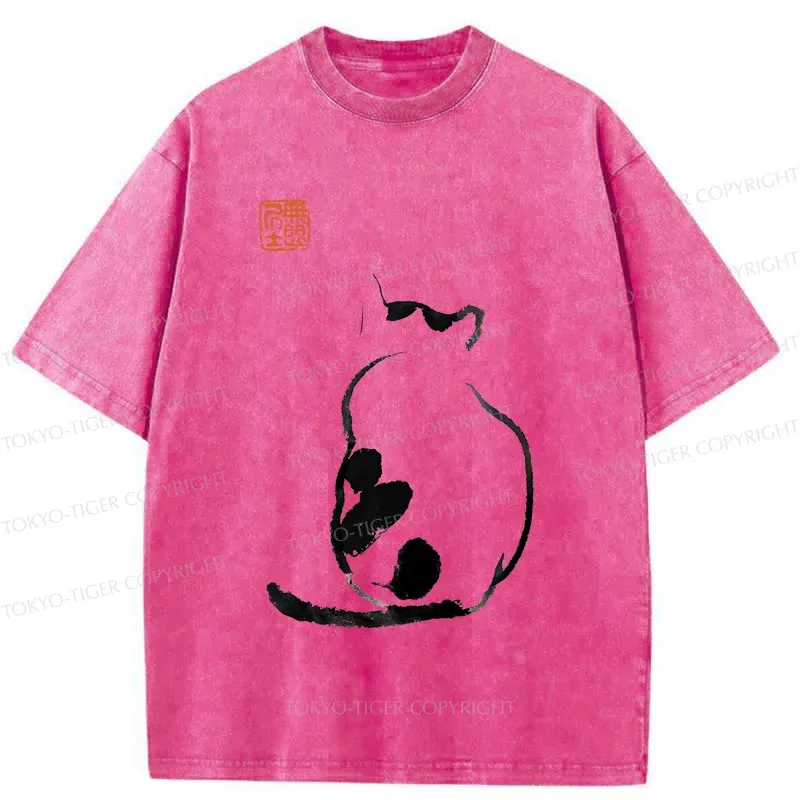 Tokyo-Tiger Cat's Back Japan Washed T-Shirt