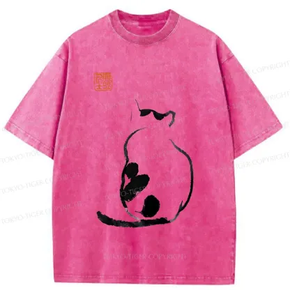 Tokyo-Tiger Cat's Back Japan Washed T-Shirt