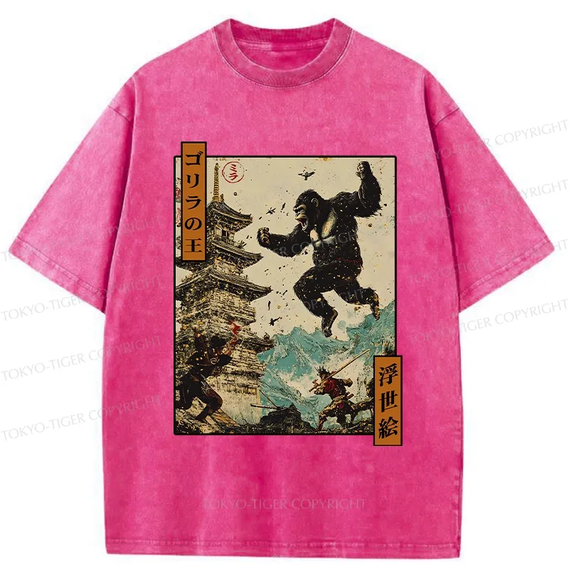 Tokyo-Tiger The Gorilla King Washed T-Shirt