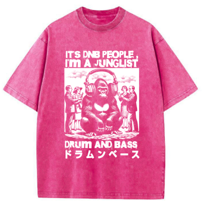 Tokyo-Tiger This Is DNB People Washed T-Shirt