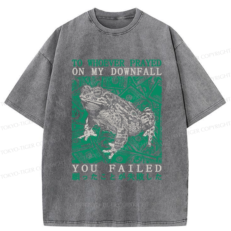 Tokyo-Tiger Your Expectations Are Dashed Washed T-Shirt