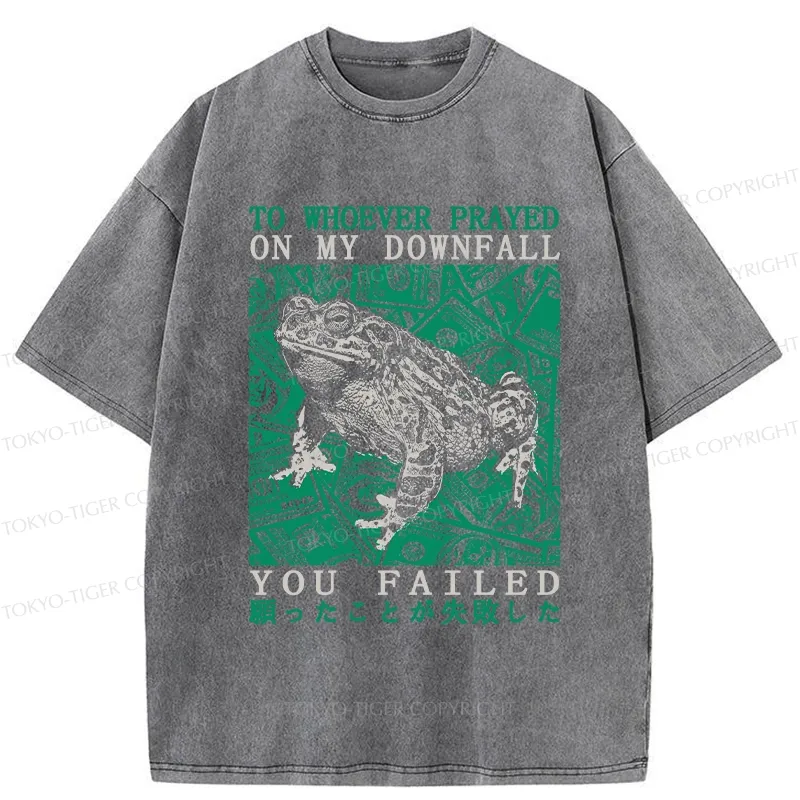 Tokyo-Tiger Your Expectations Are Dashed Washed T-Shirt Sale
