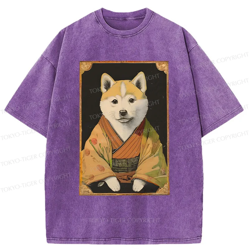 Tokyo-Tiger Elegant Mr. Dog Japan Washed T-Shirt