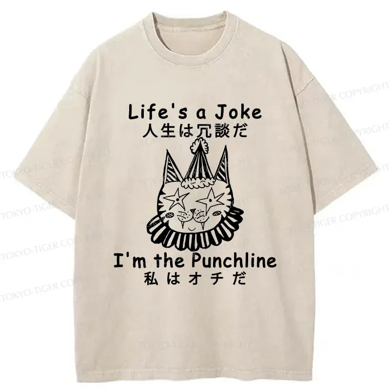 Tokyo-Tiger I'm The Punchline Washed T-Shirt