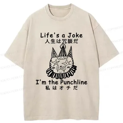 Tokyo-Tiger I'm The Punchline Washed T-Shirt