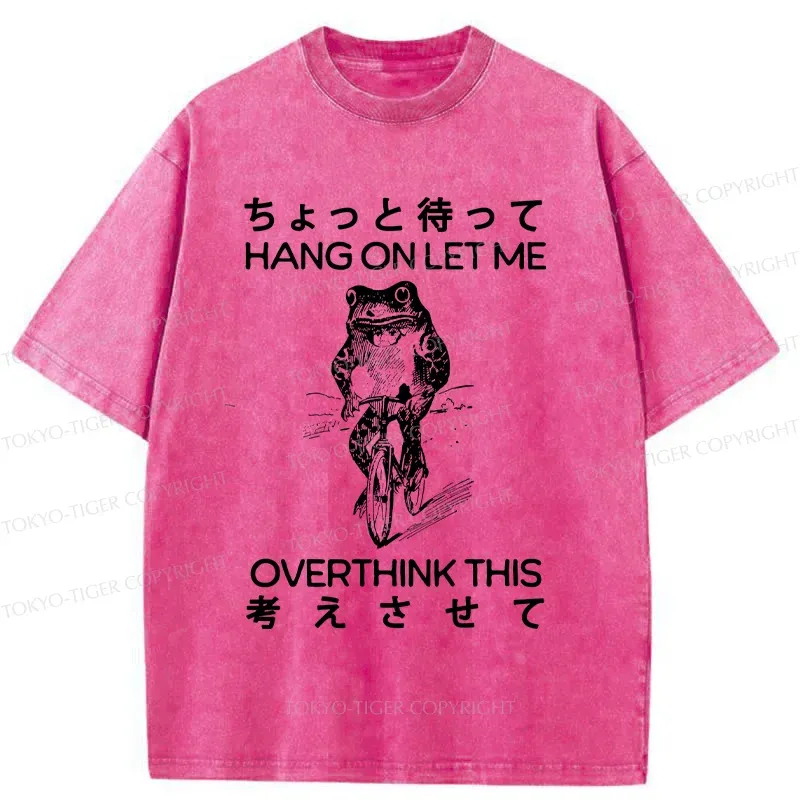 Tokyo-Tiger Overthinking Frog Washed T-Shirt