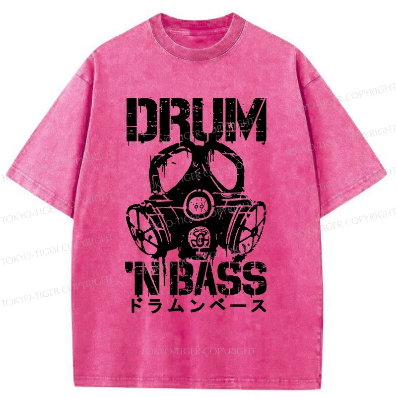Tokyo-Tiger Drum N Bass Japan Washed T-Shirt