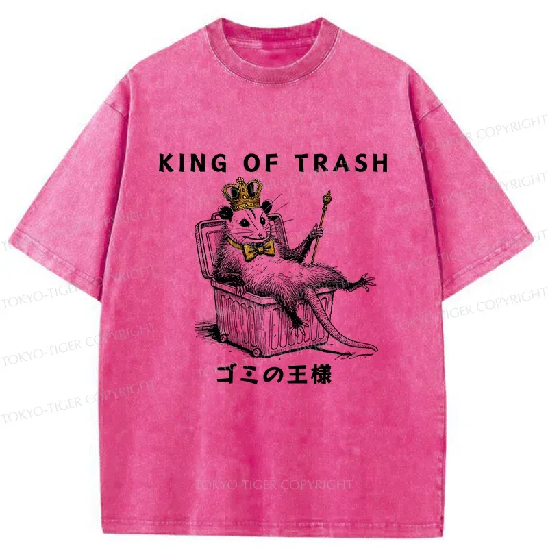 Tokyo-Tiger King Of Trash Washed T-Shirt