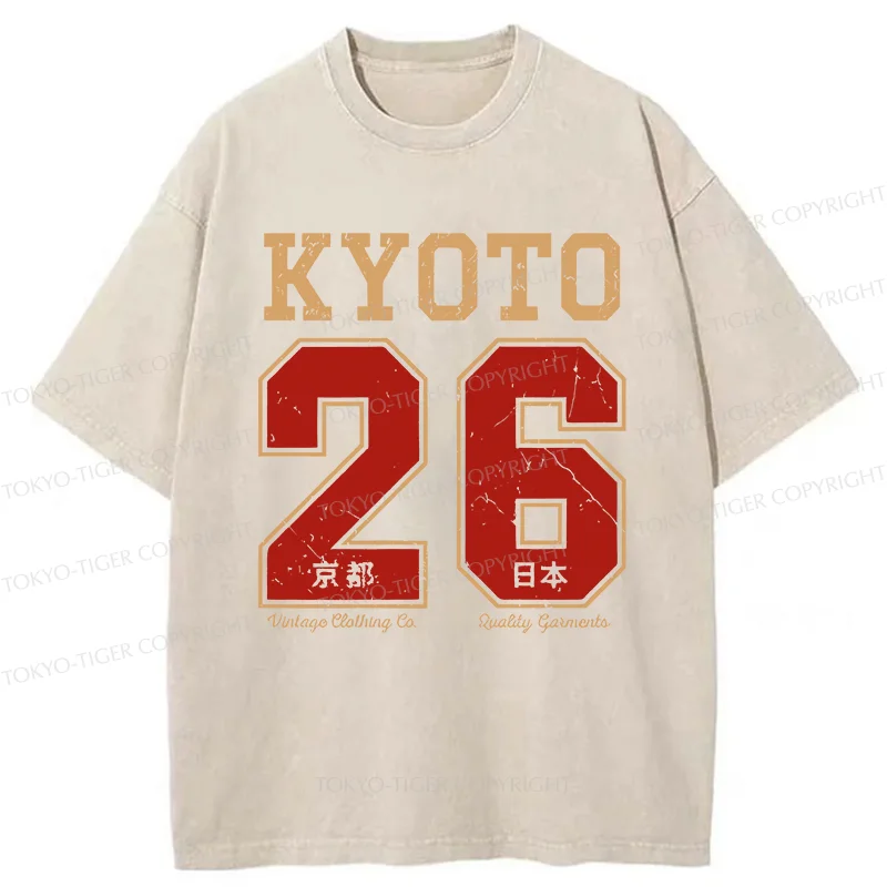 Tokyo-Tiger Vintage Tokyo Washed T-Shirt