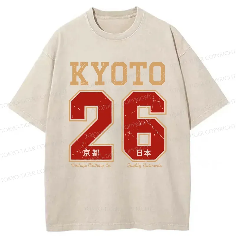 Tokyo-Tiger Heartbeat Rhythm Washed T-Shirt Sale