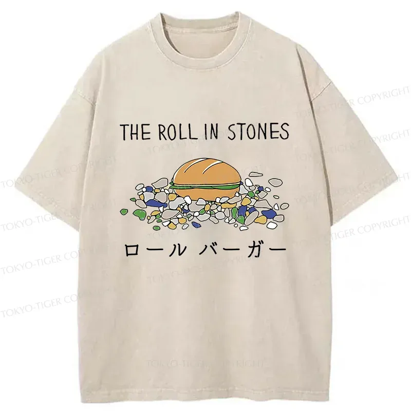 Tokyo-Tiger Heartbeat Rhythm Washed T-Shirt Sale