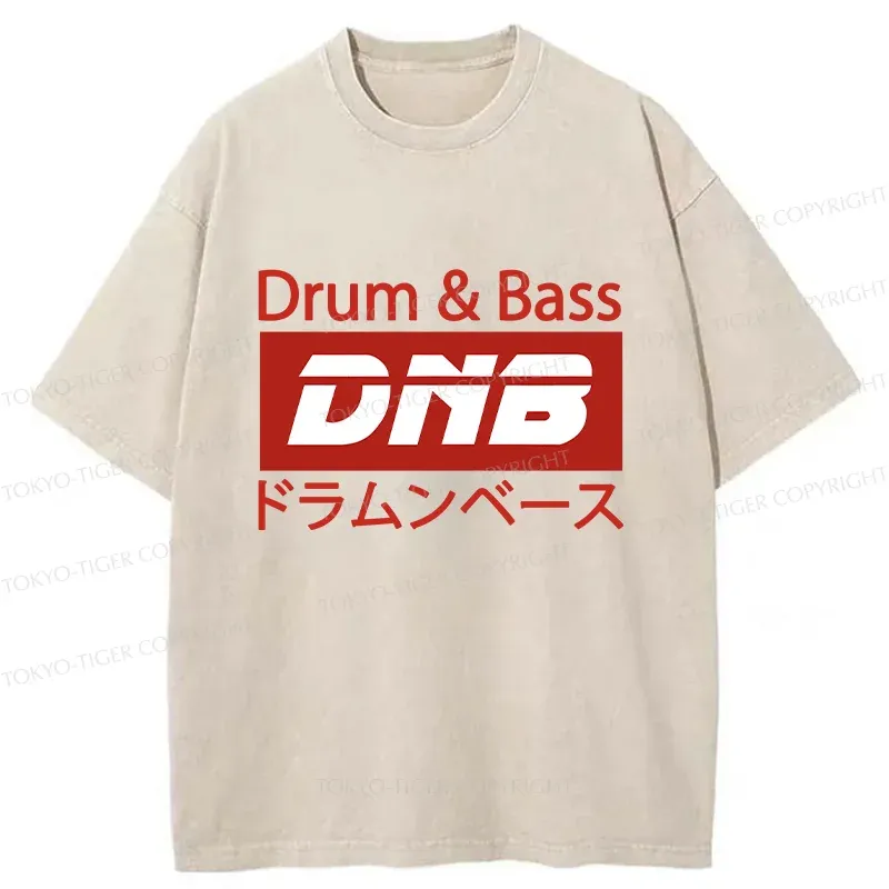Tokyo-Tiger Heartbeat Rhythm Washed T-Shirt Sale